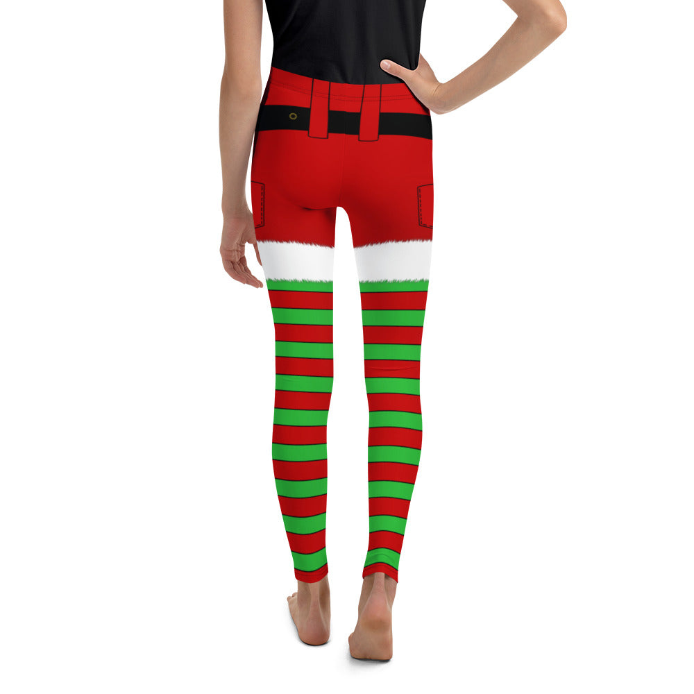 Christmas Stripes Youth Leggings