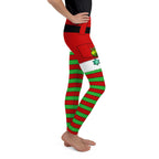Christmas Stripes Youth Leggings