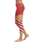 Christmas Suspenders Capris