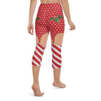 Christmas Suspenders Yoga Capris