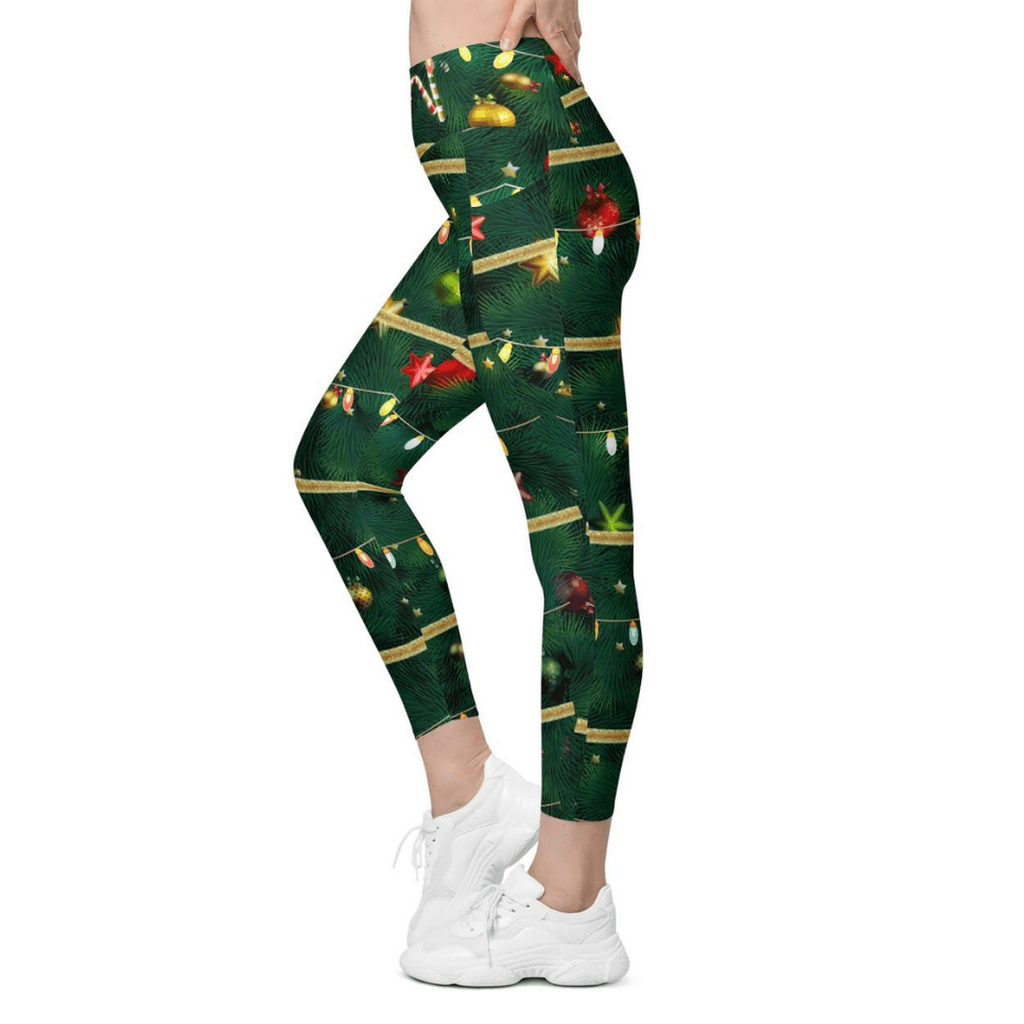 Christmas Tree Leggings With Pockets