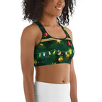 Christmas Tree Sports Bra