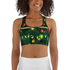 Christmas Tree Sports Bra