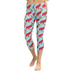 Christmassy Dinosaurs Capris