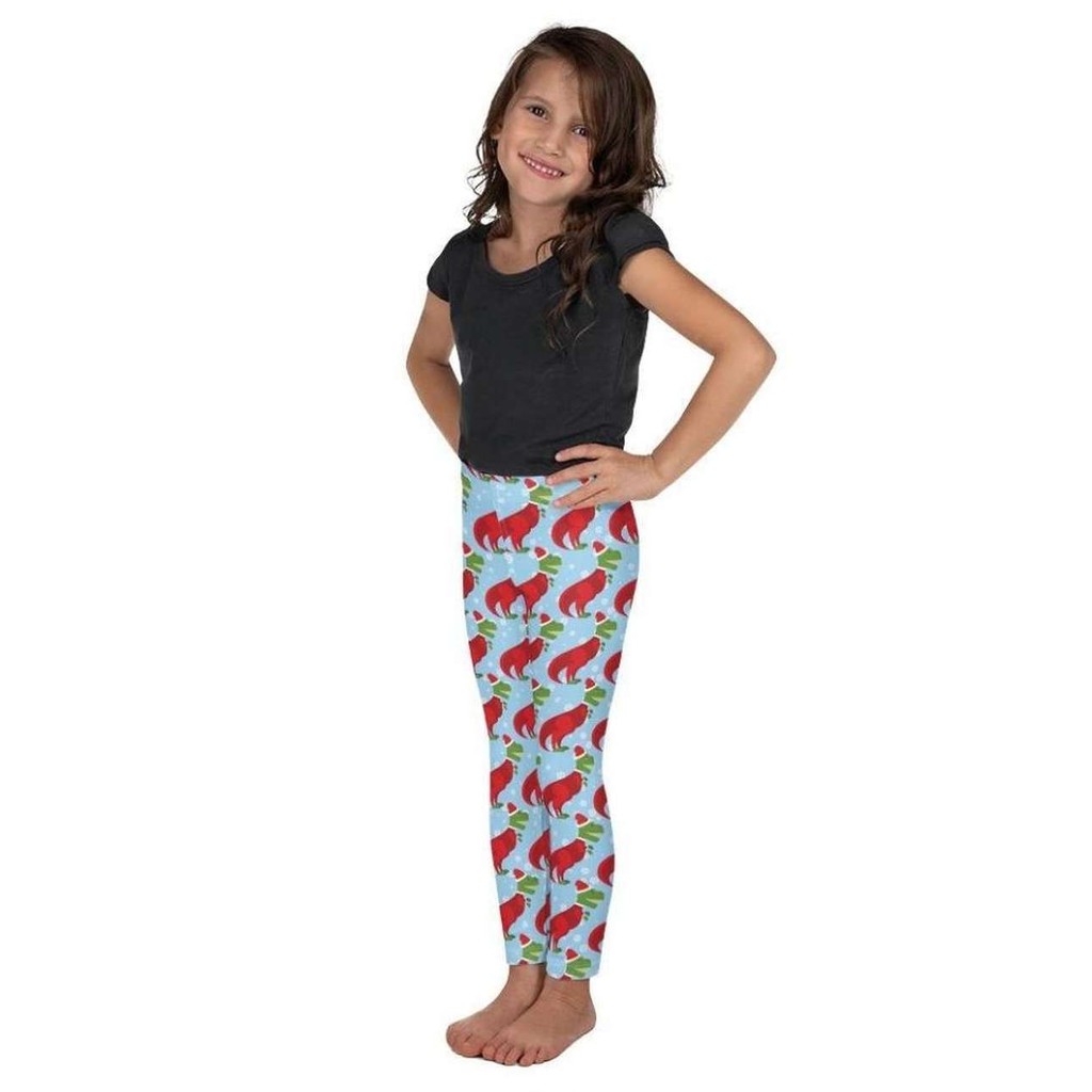 Christmassy Dinosaurs Kid's Leggings