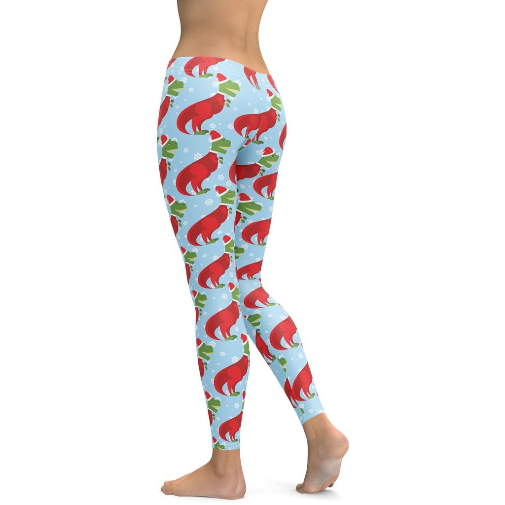 Christmassy Dinosaurs Leggings