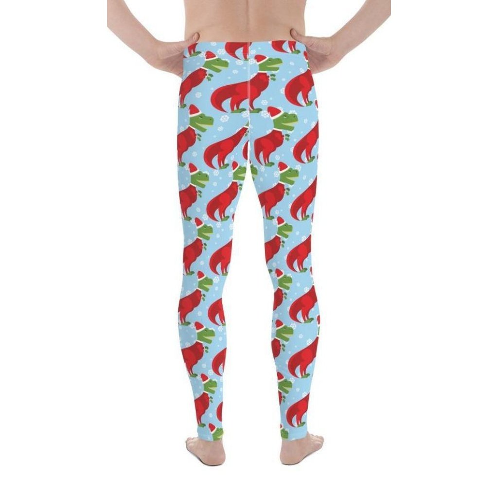 Christmassy Dinosaurs Men's Leggings