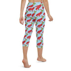 Christmassy Dinosaurs Yoga Capris