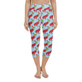 Christmassy Dinosaurs Yoga Capris
