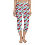 Christmassy Dinosaurs Yoga Capris