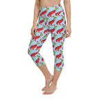 Christmassy Dinosaurs Yoga Capris