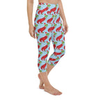 Christmassy Dinosaurs Yoga Capris