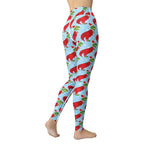 Christmassy Dinosaurs Yoga Leggings