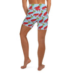 Christmassy Dinosaurs Yoga Shorts