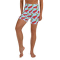 Christmassy Dinosaurs Yoga Shorts