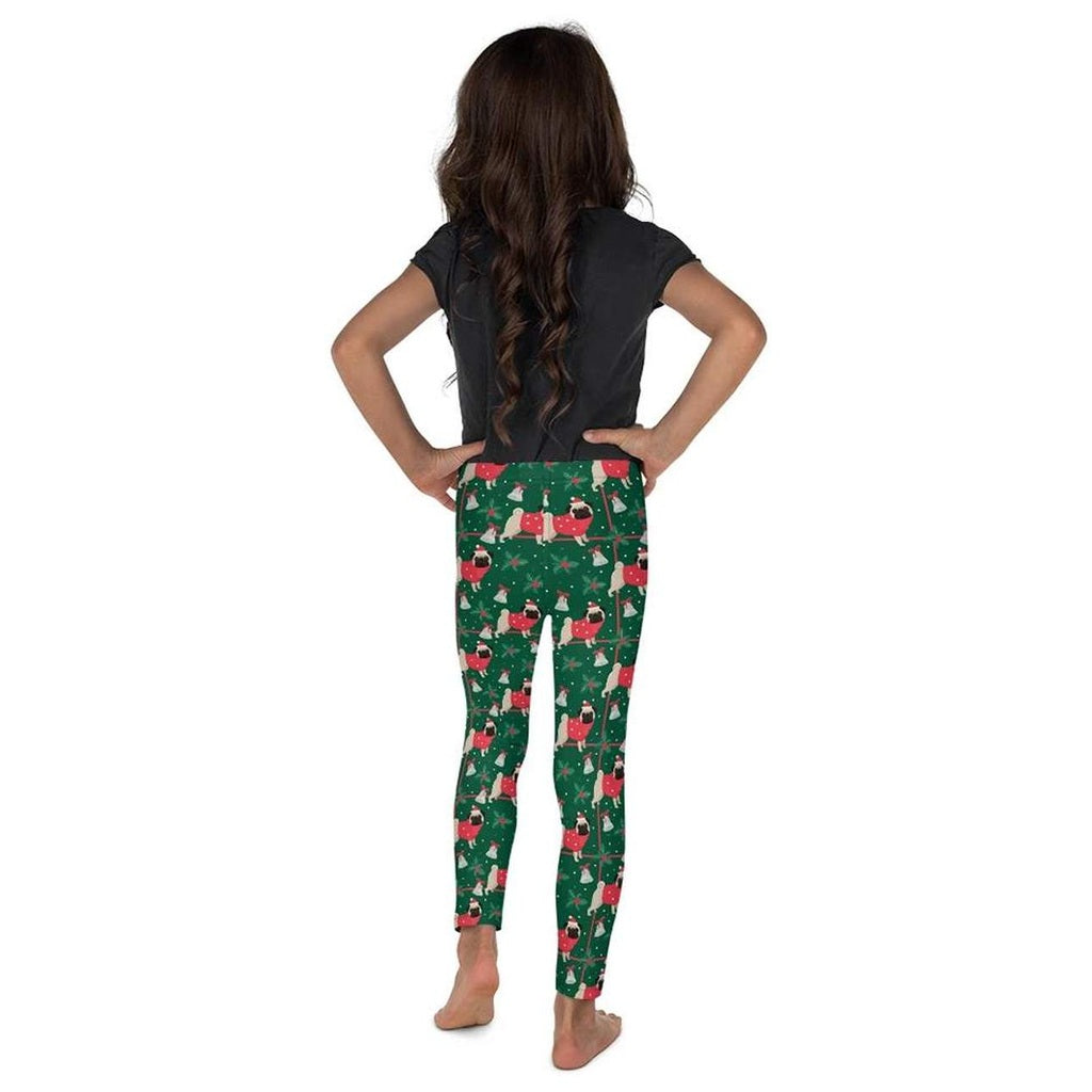 Christmassy Pugs Kid's Leggings
