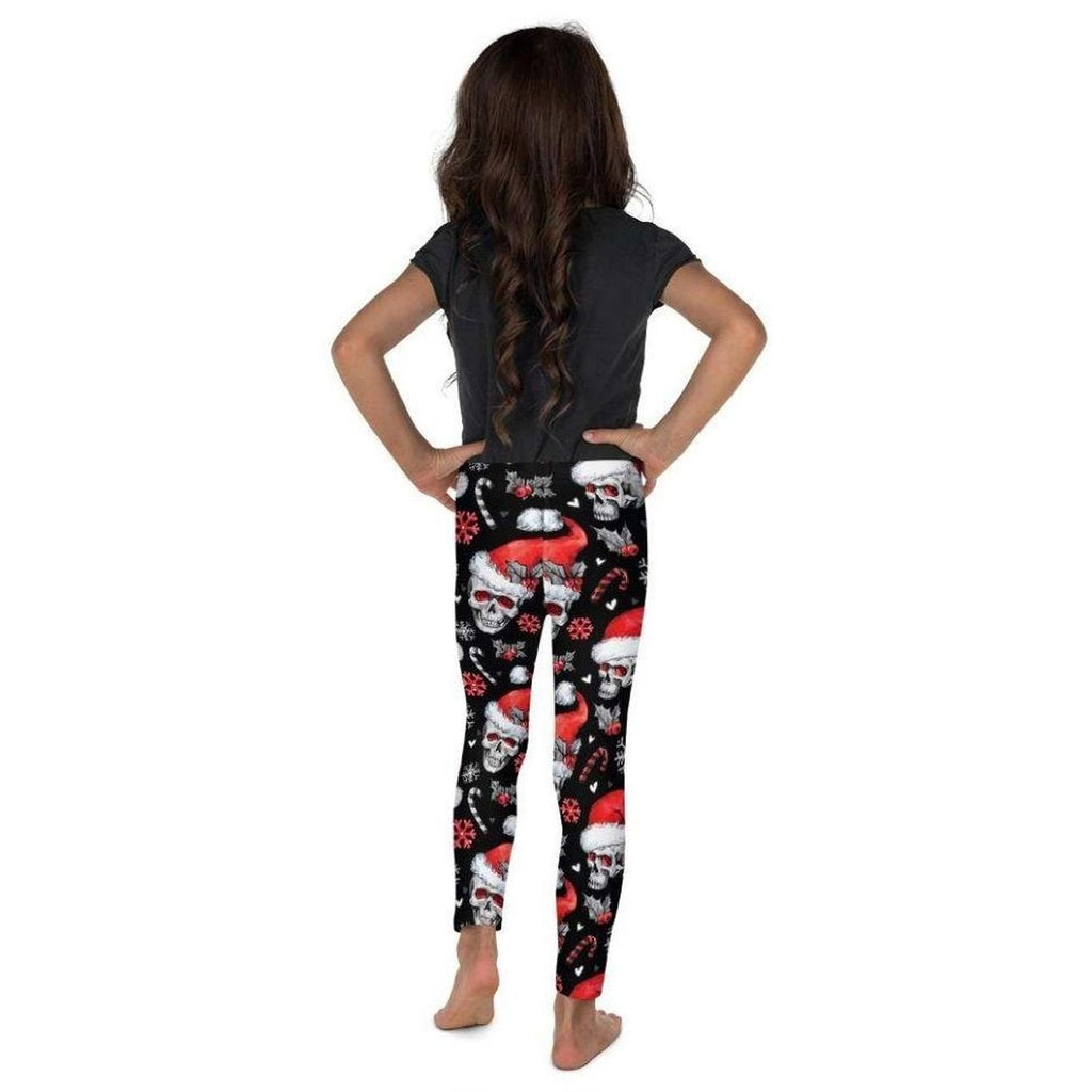 Christmassy Skulls Kid's Leggings