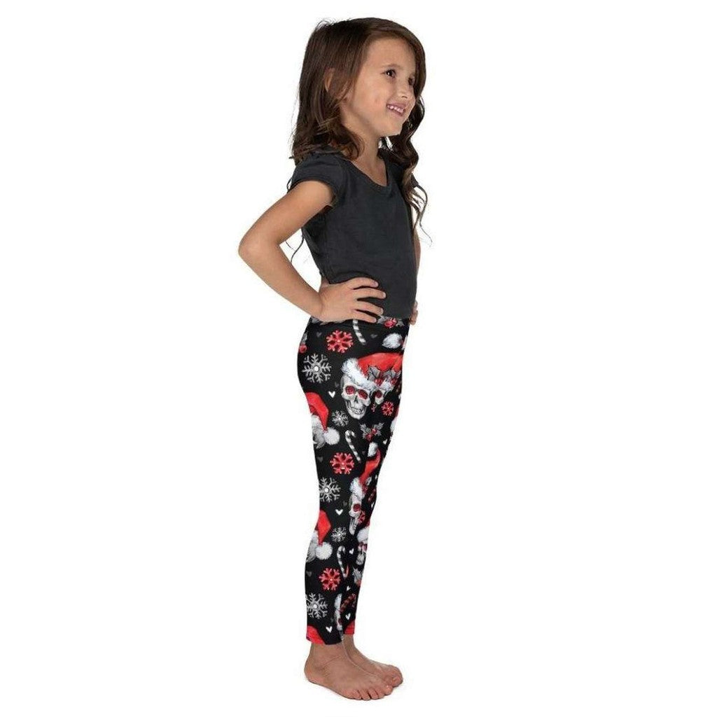 Christmassy Skulls Kid's Leggings