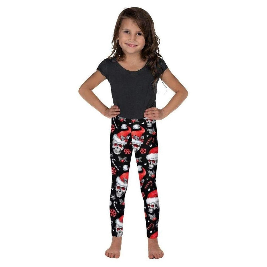 Christmassy Skulls Kid's Leggings