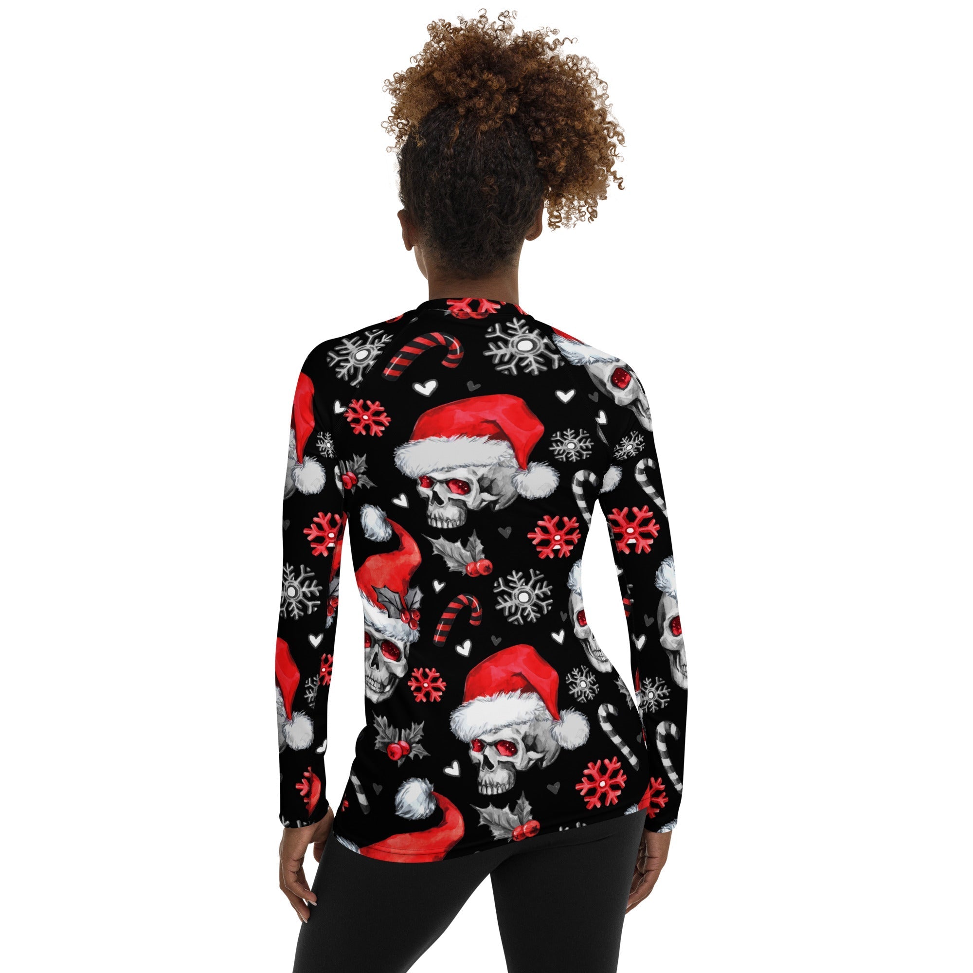 Christmassy Skulls Rash Guard