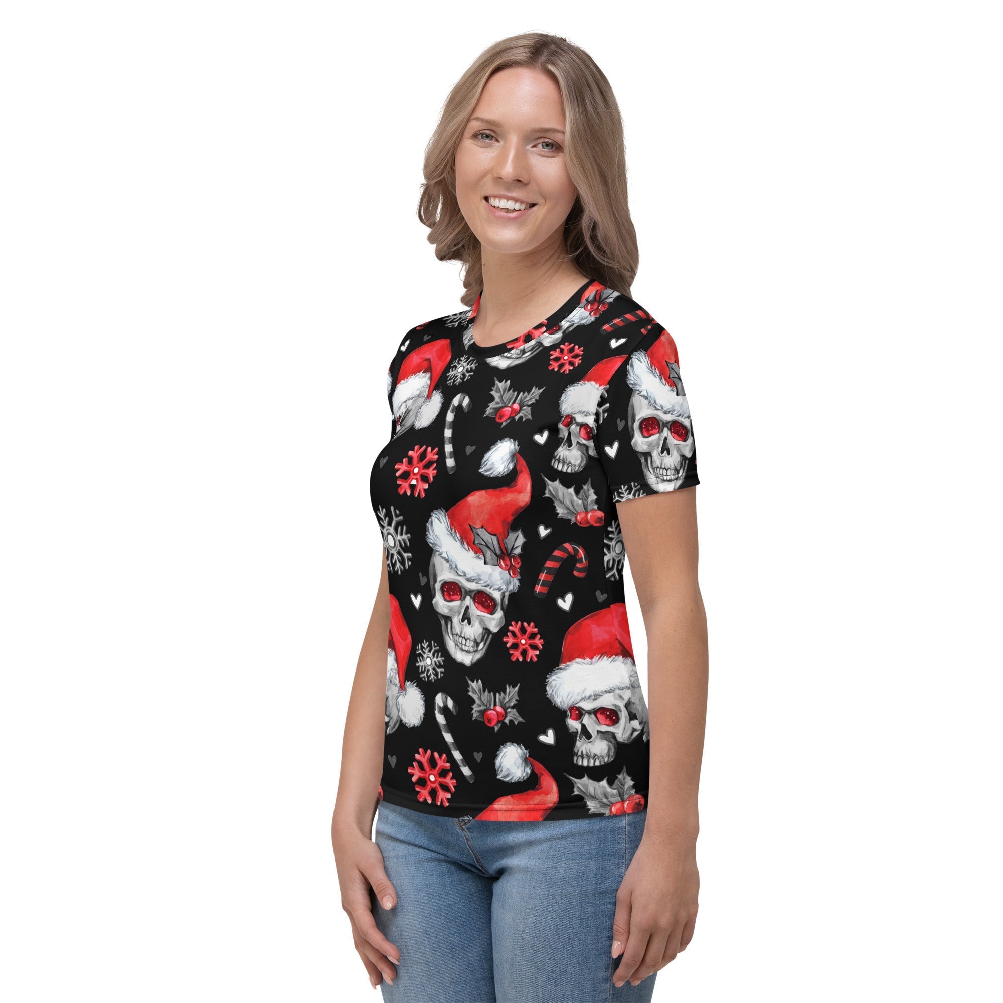 Christmassy Skulls T-shirt