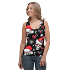 Christmassy Skulls Tank Top