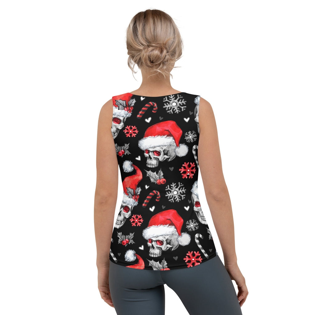 Christmassy Skulls Tank Top