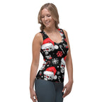 Christmassy Skulls Tank Top
