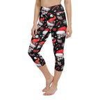 Christmassy Skulls Yoga Capris