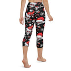Christmassy Skulls Yoga Capris