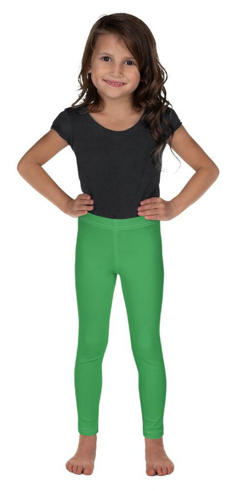 Legging top enfant vert
