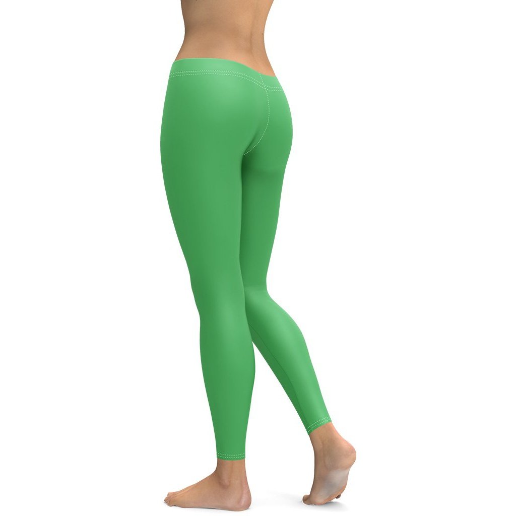 Soft and Squat Proof Clover Green Leggings