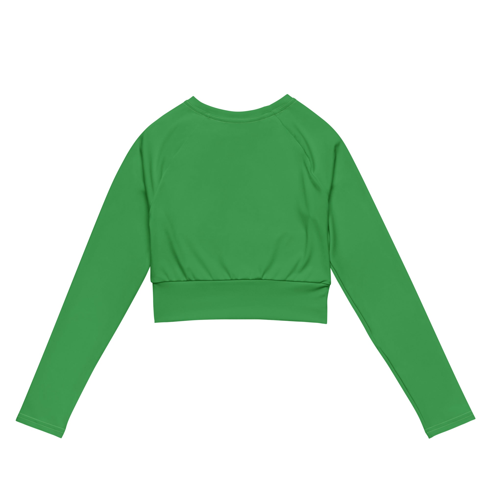 Clover Green Recycled Long-sleeve Crop Top