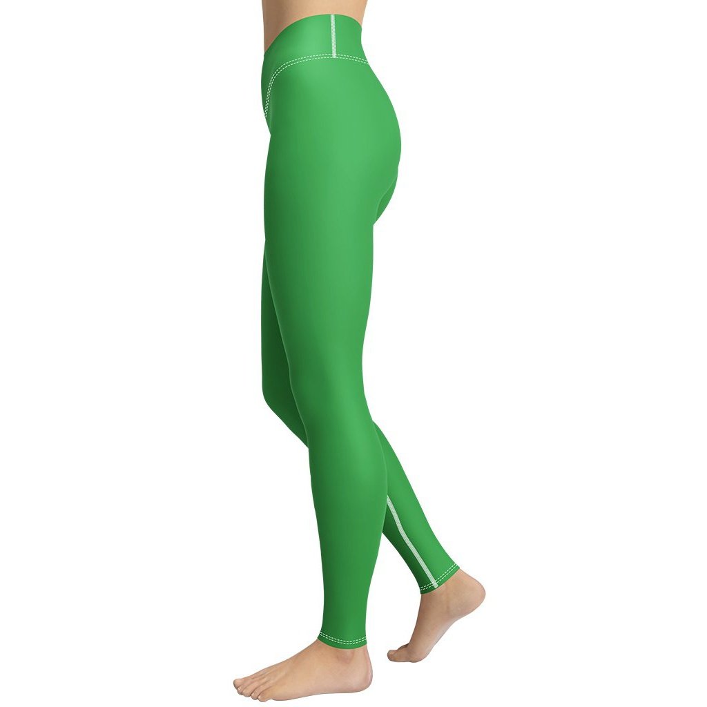 Clover Green Yoga Leggings