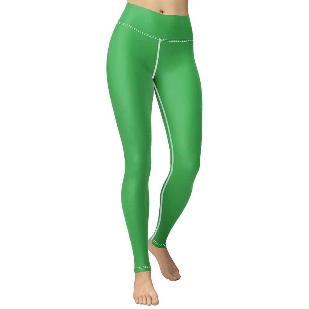Clover Green Yoga Leggings