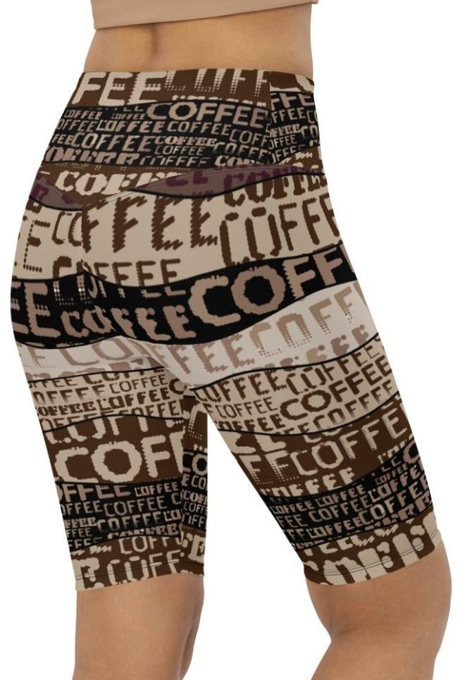 Coffee Biker Shorts
