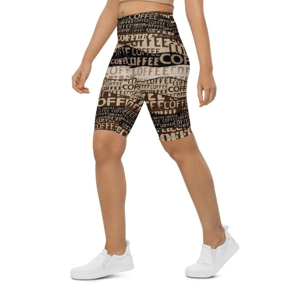 Coffee Biker Shorts