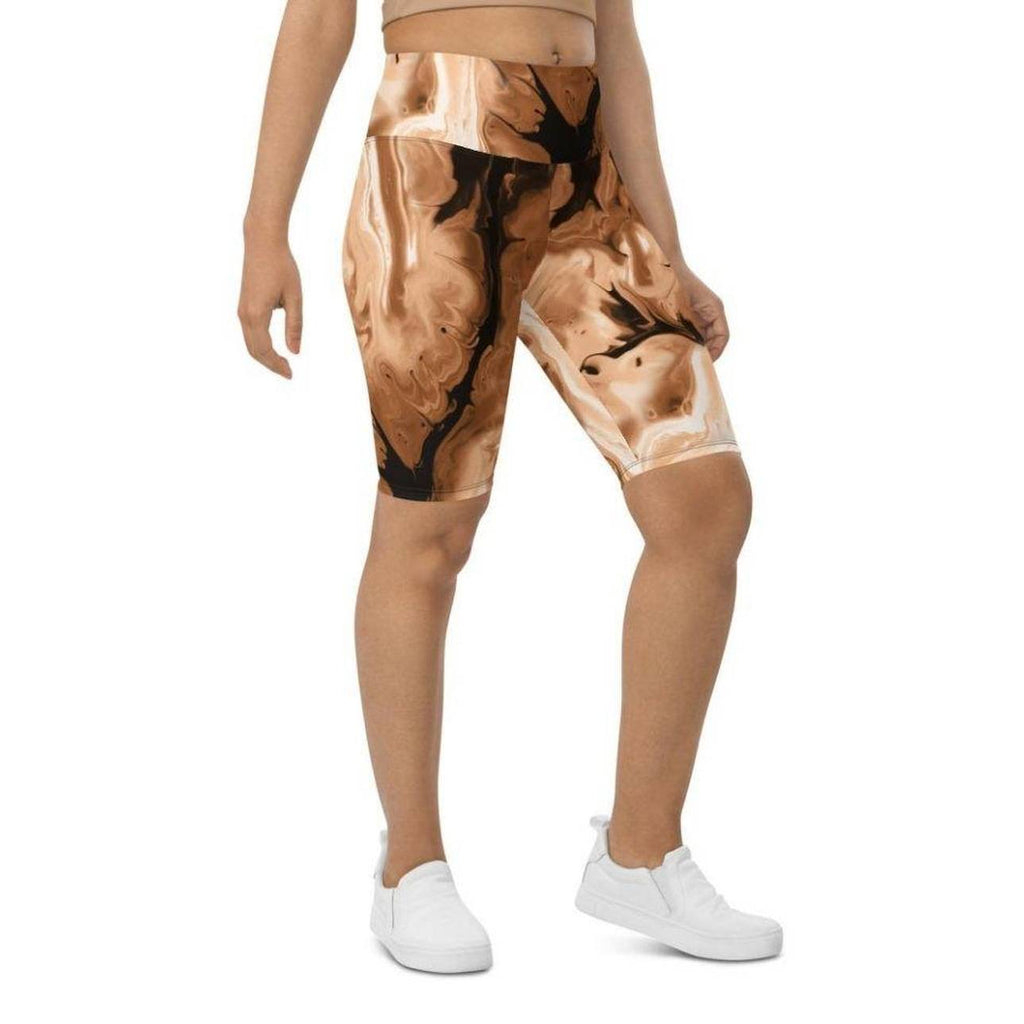 Coffee Essence Biker Shorts