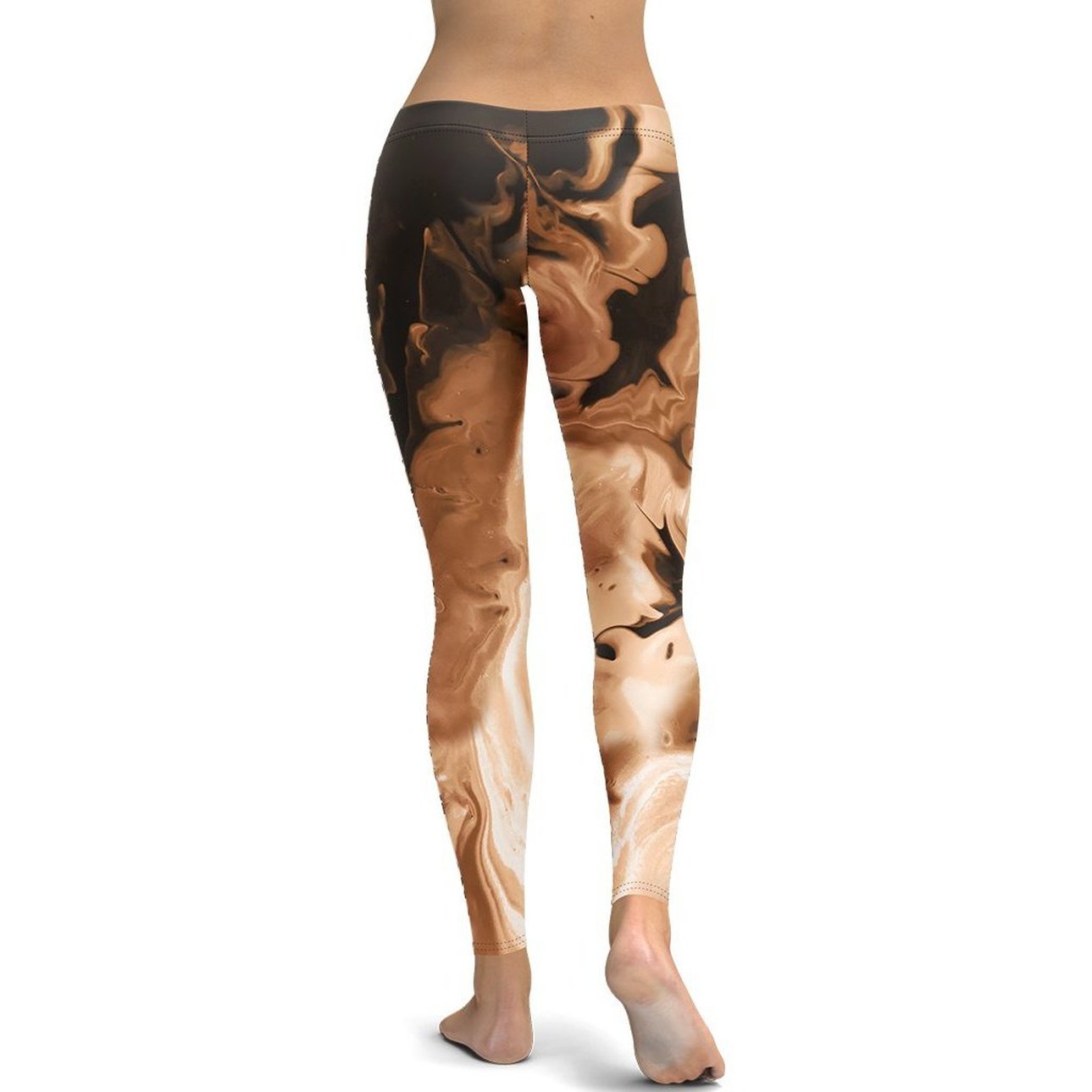Coffee Essence Leggings - FiercePulse - Premium Workout Leggings - Yoga Pants