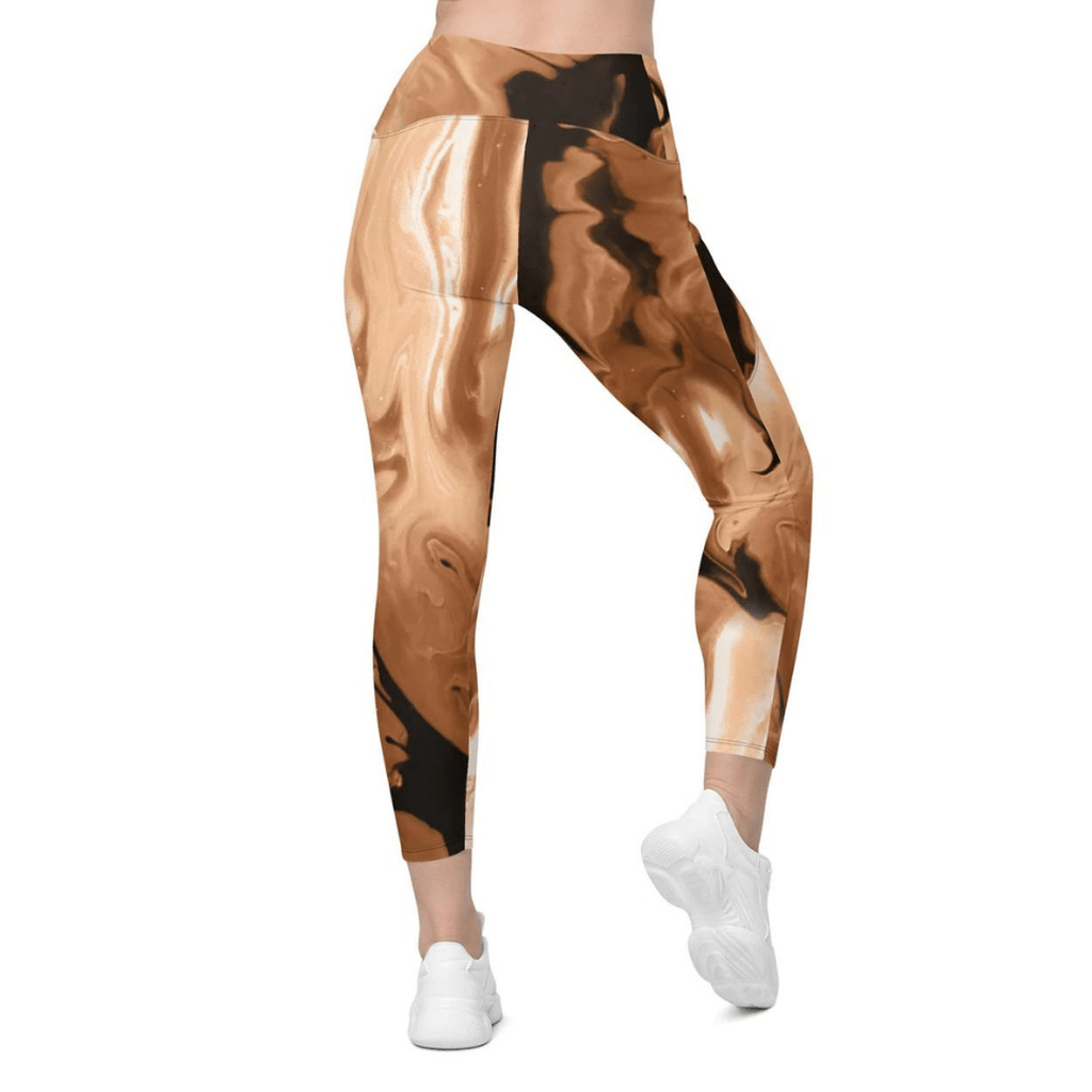 Coffee Essence Leggings With Pockets