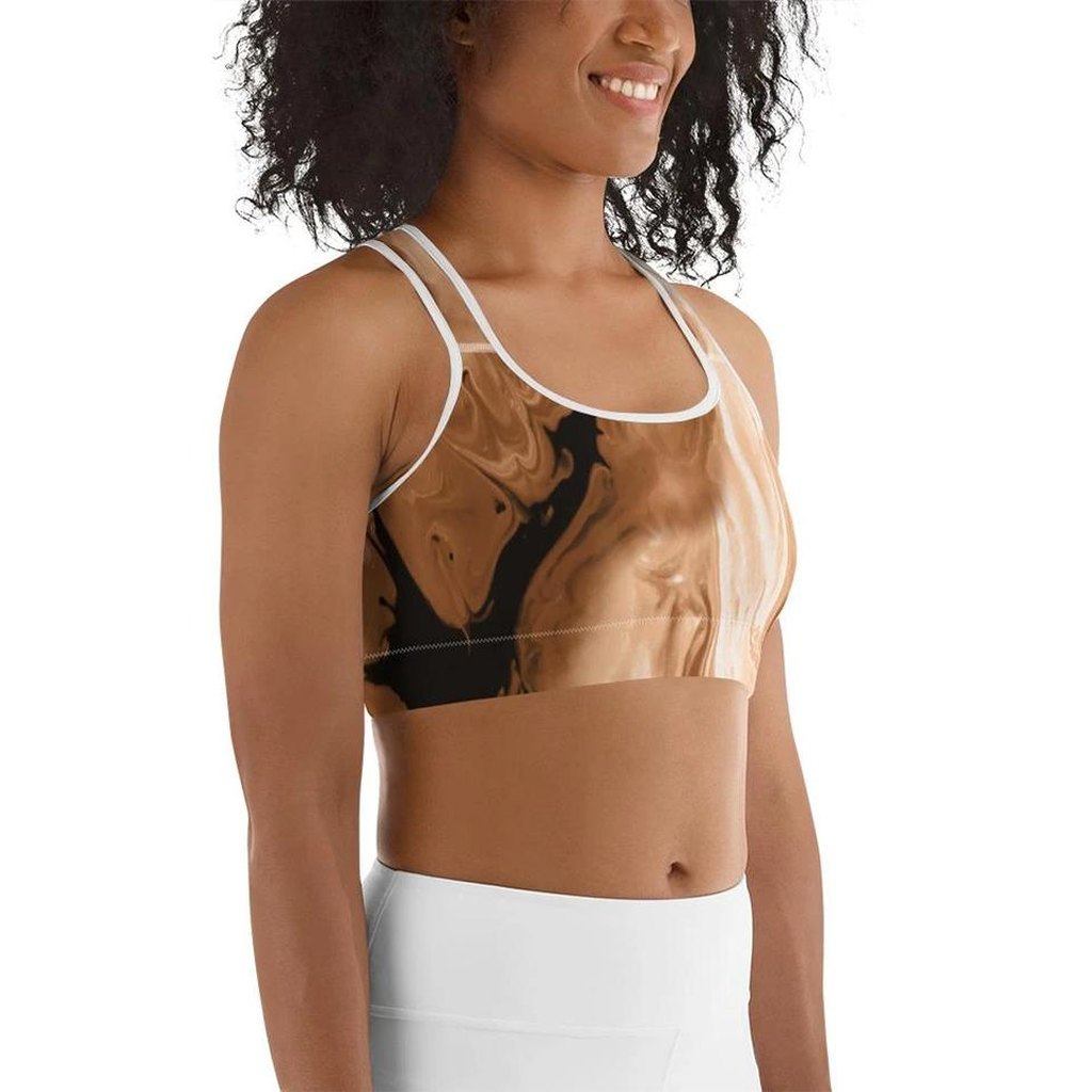 Coffee Essence Sports Bra