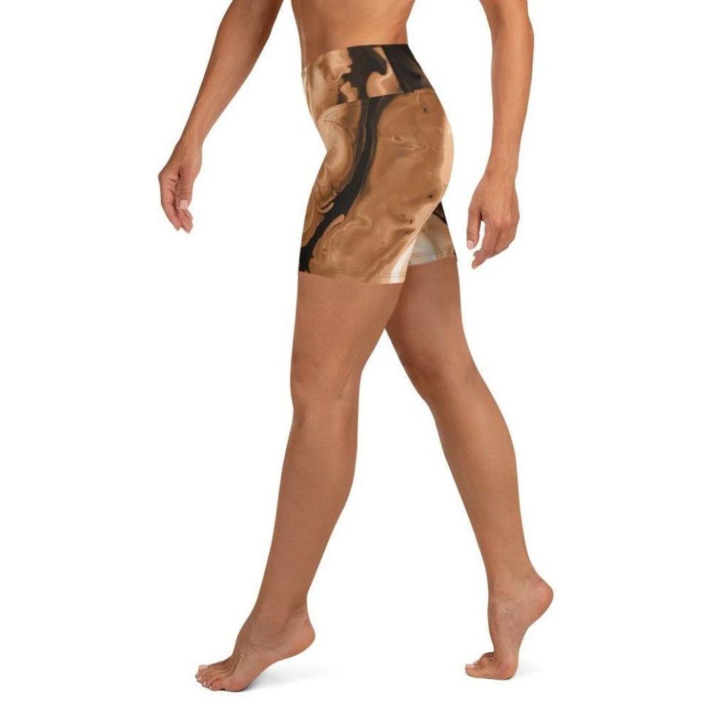 Coffee Essence Yoga Shorts