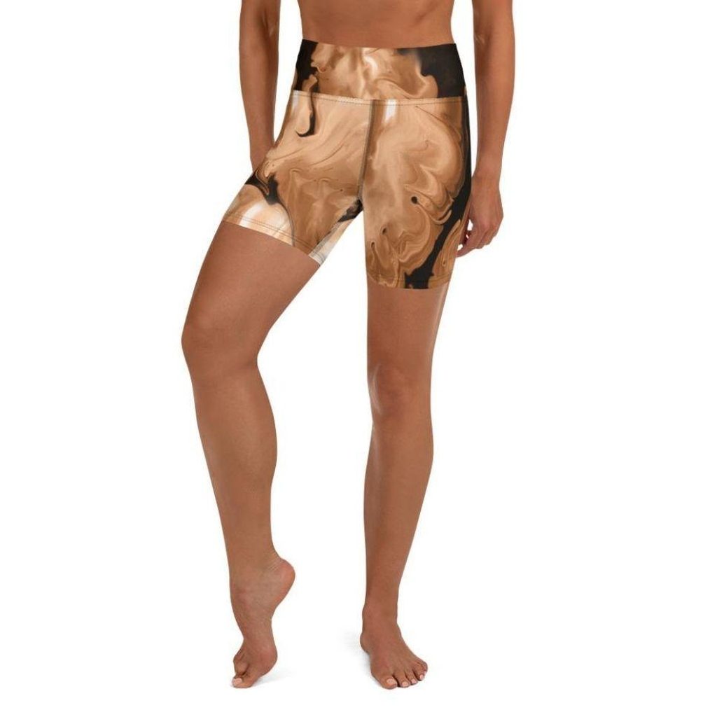 Coffee Essence Yoga Shorts