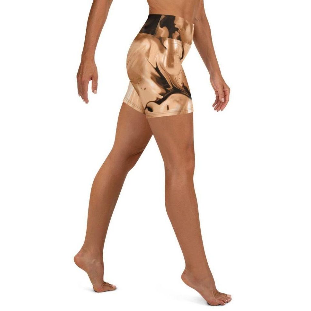 Coffee Essence Yoga Shorts