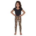 Coffee Shop Print Kid's Leggings