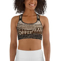 Coffee Sports Bra