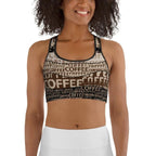 Coffee Sports Bra