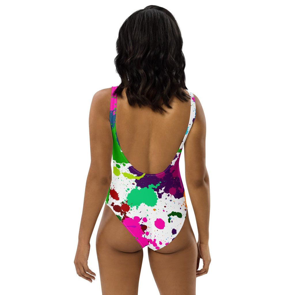 Color Splash One-Piece Swimsuit