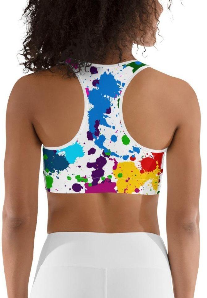 Color Splash Sports Bra