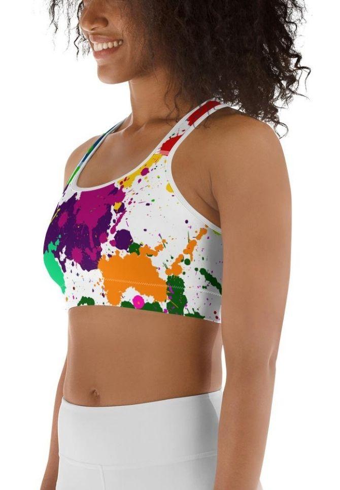 Color Splash Sports Bra